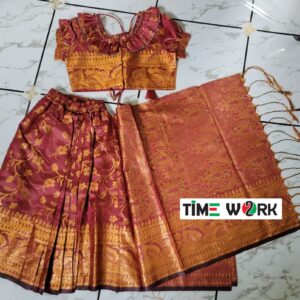 সোনামণিদের শাড়ি ব্লাউজ সেট