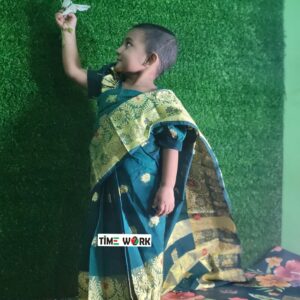 সোনামণিদের শাড়ি ব্লাউজ সেট