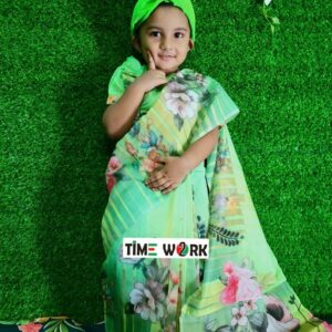 সোনামণিদের শাড়ি ব্লাউজ সেট